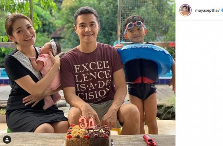 Cara Maya Septha mendidik ketiga anaknya agar disiplin sesuai usia (Instagram/@mayaseptha7)