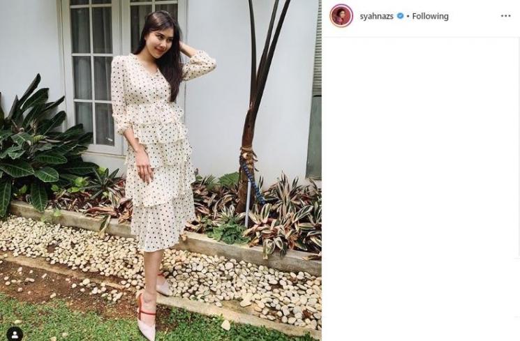 Syahnaz Sadiqah kekurangan zat besi saat hamil 4 bulan (Instagram/@syahnazs)