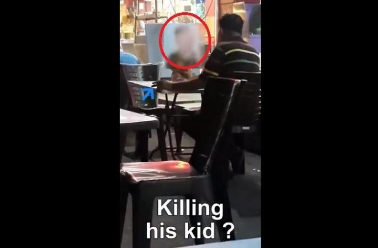 Viral pria merokok di depan anaknya (Twitter/@Selbar_Selangor)